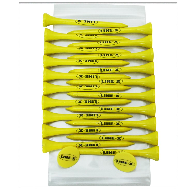 Golf Combo Pack of 20 Tees & 2 Ball Markers