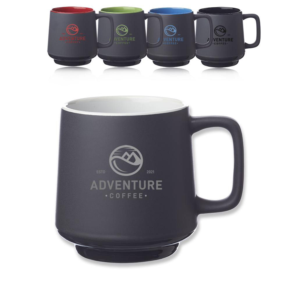 12 oz. Stackable Ceramic Mug 7