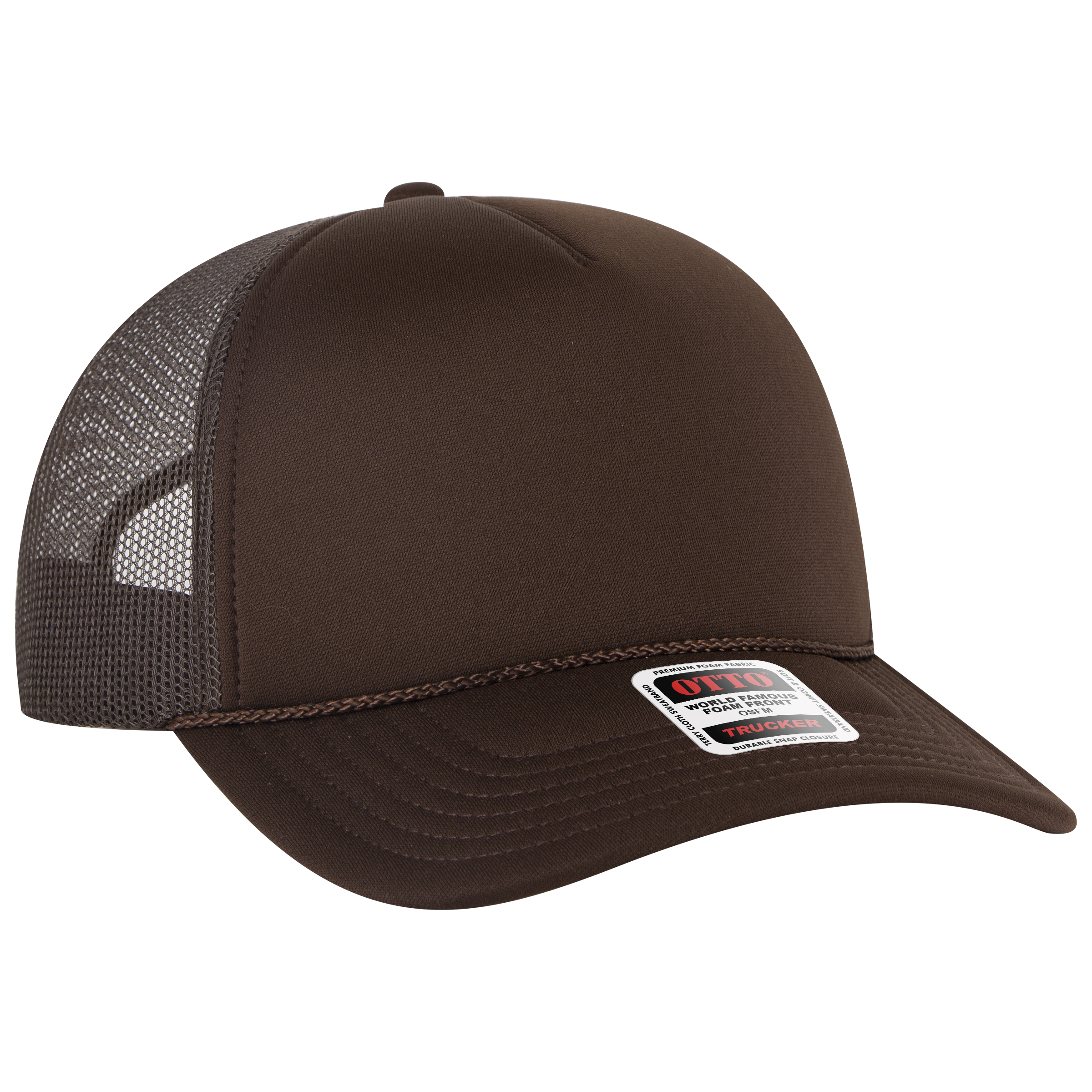 OTTO CAP® 5 Panel Low Profile Mesh Back Trucker Hat 7