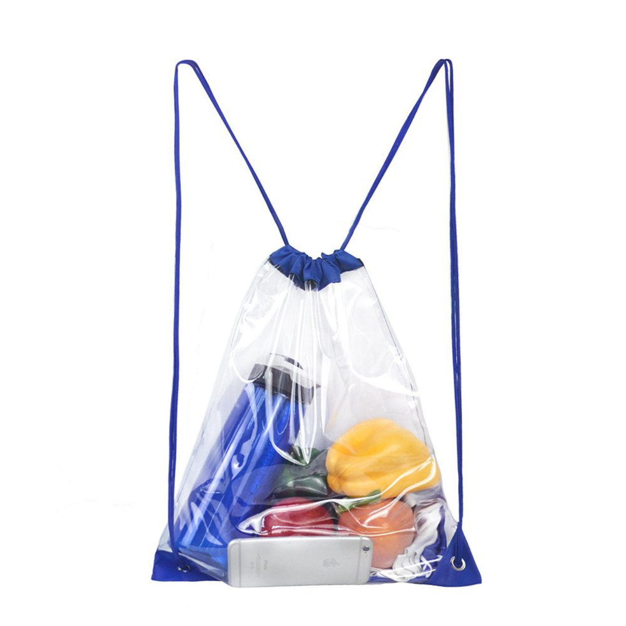 Clear Drawstring Backpack 1