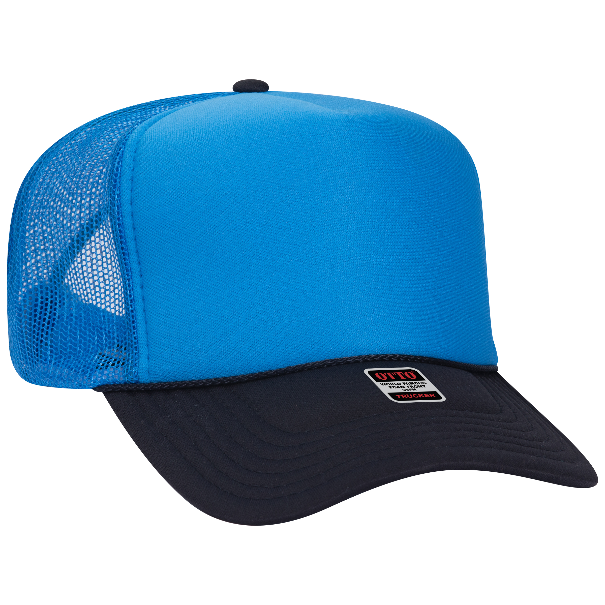 OTTO CAP® 5 Panel High Crown Mesh Back Trucker Hat 260