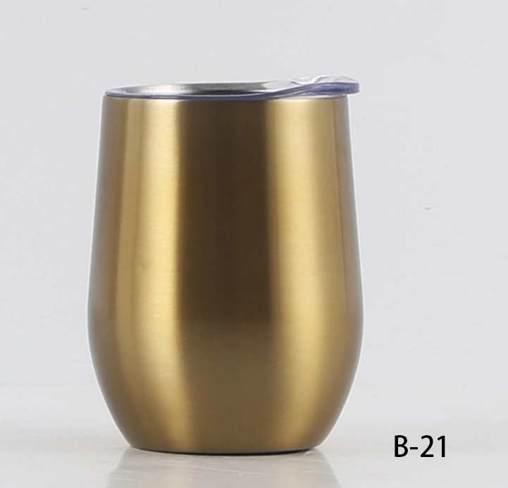 12 OZ U shape Stemless Thermos cup 6
