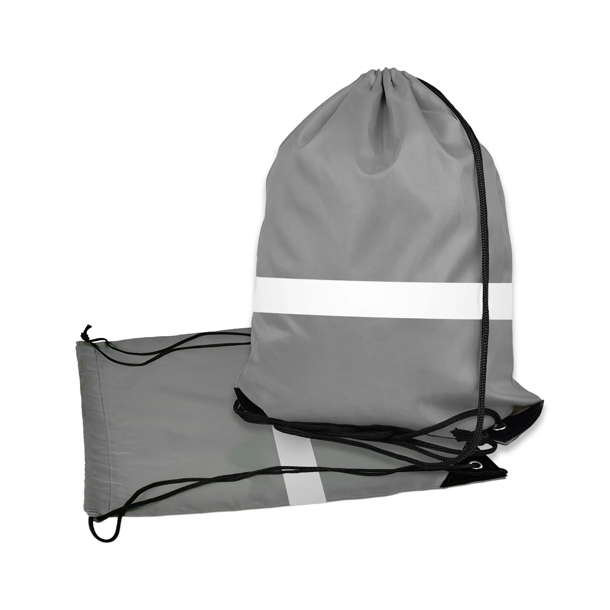 Reflective Cinch Drawstring Back Bag 6