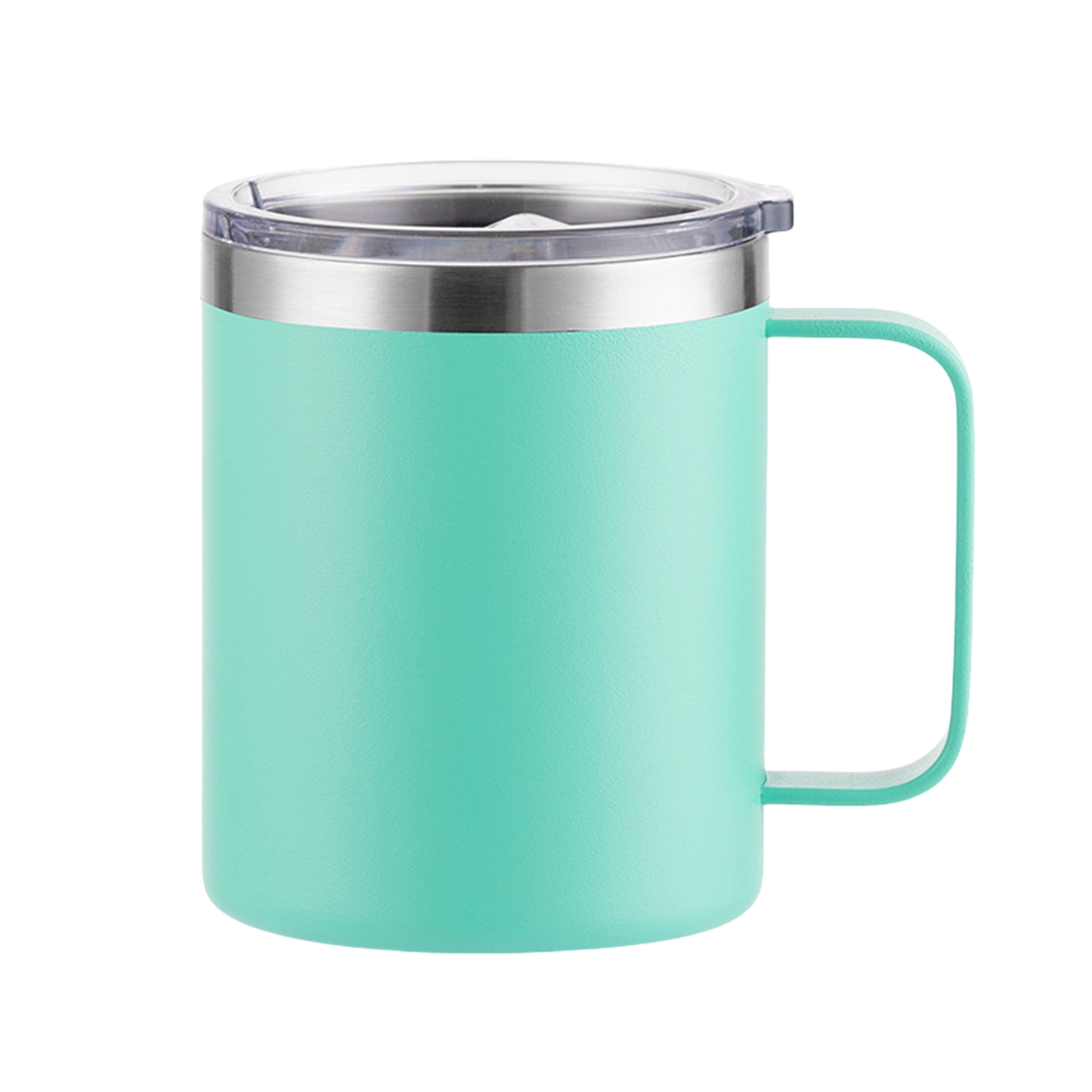 12oz 304 Stainless Steel Double Handle Car Mug with Powder Coated Sublimation Design 10