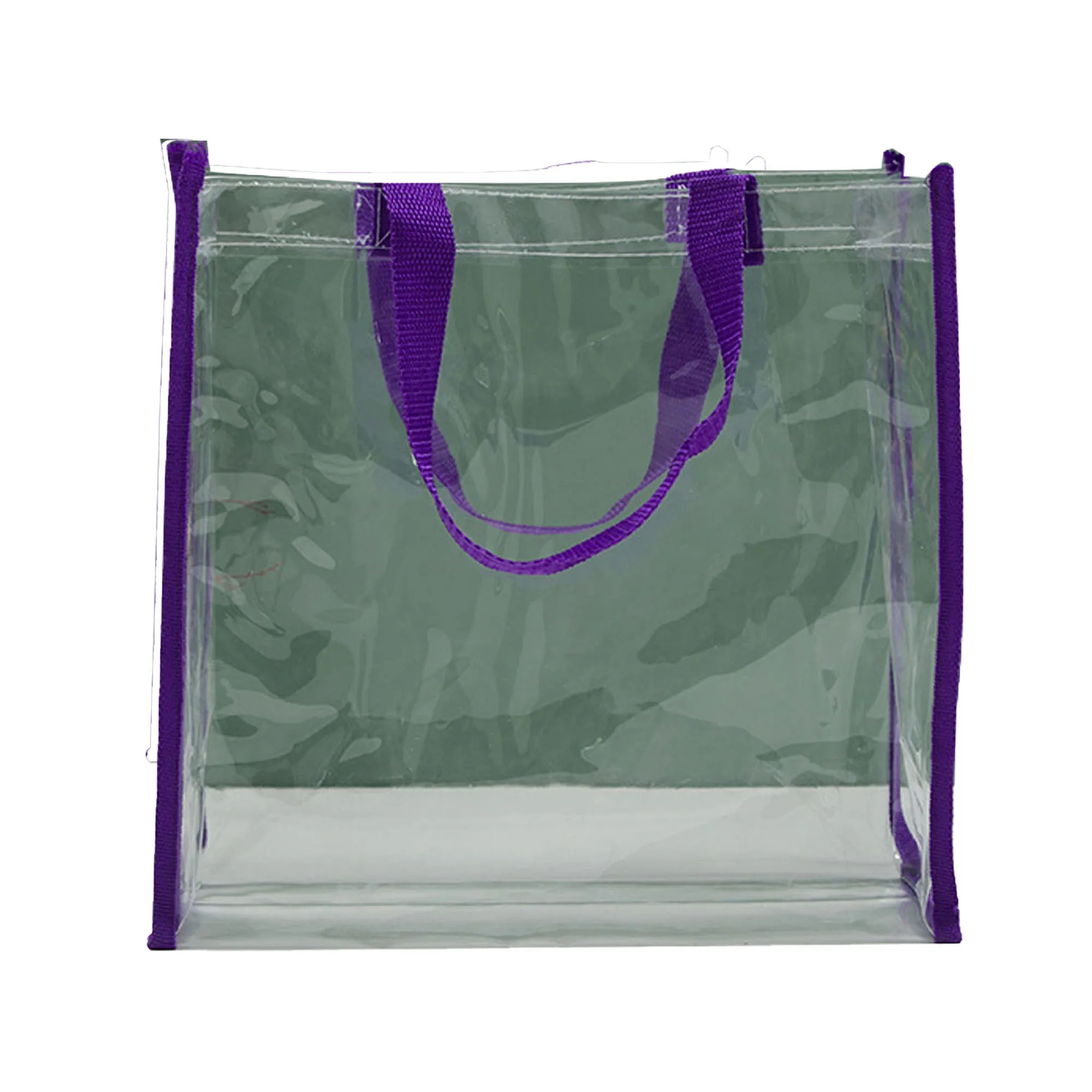 PVC Clear Tote Bag 12"x12"x6" 4