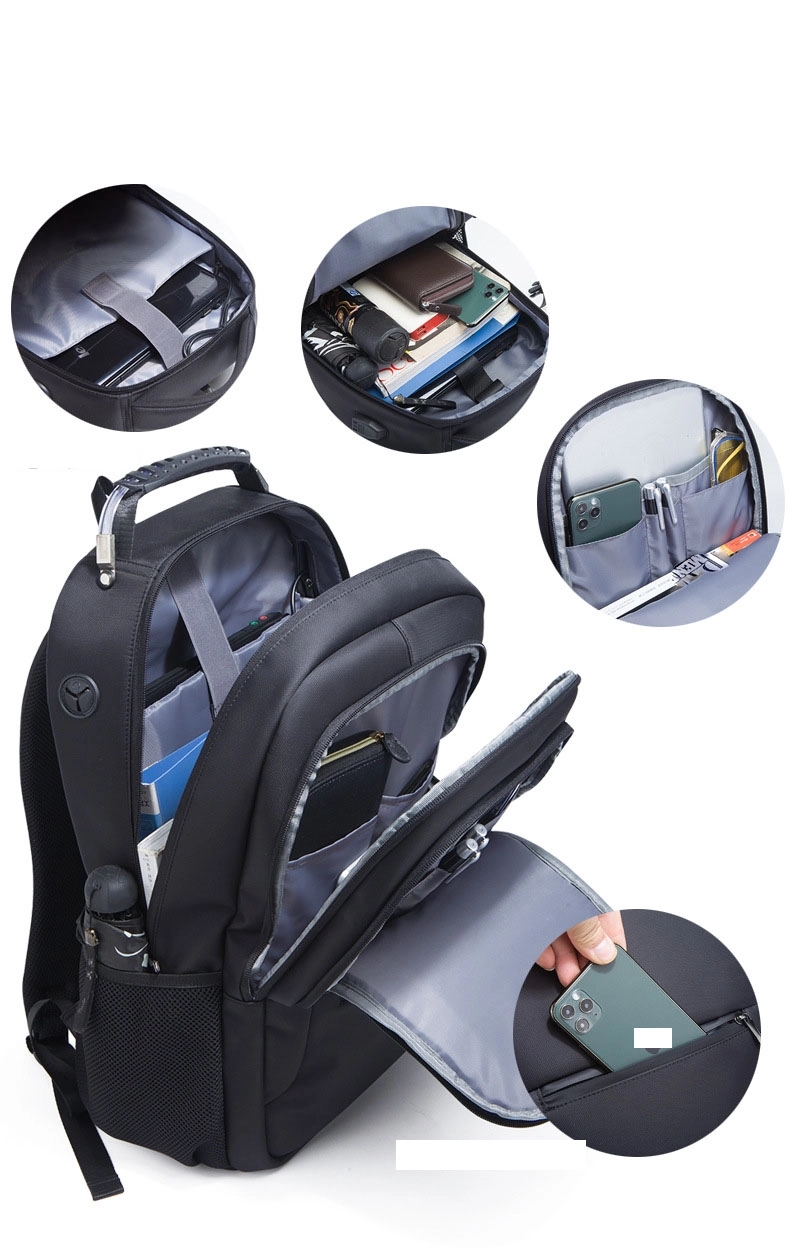Customized Business Travel Backpacks With USB Port 6