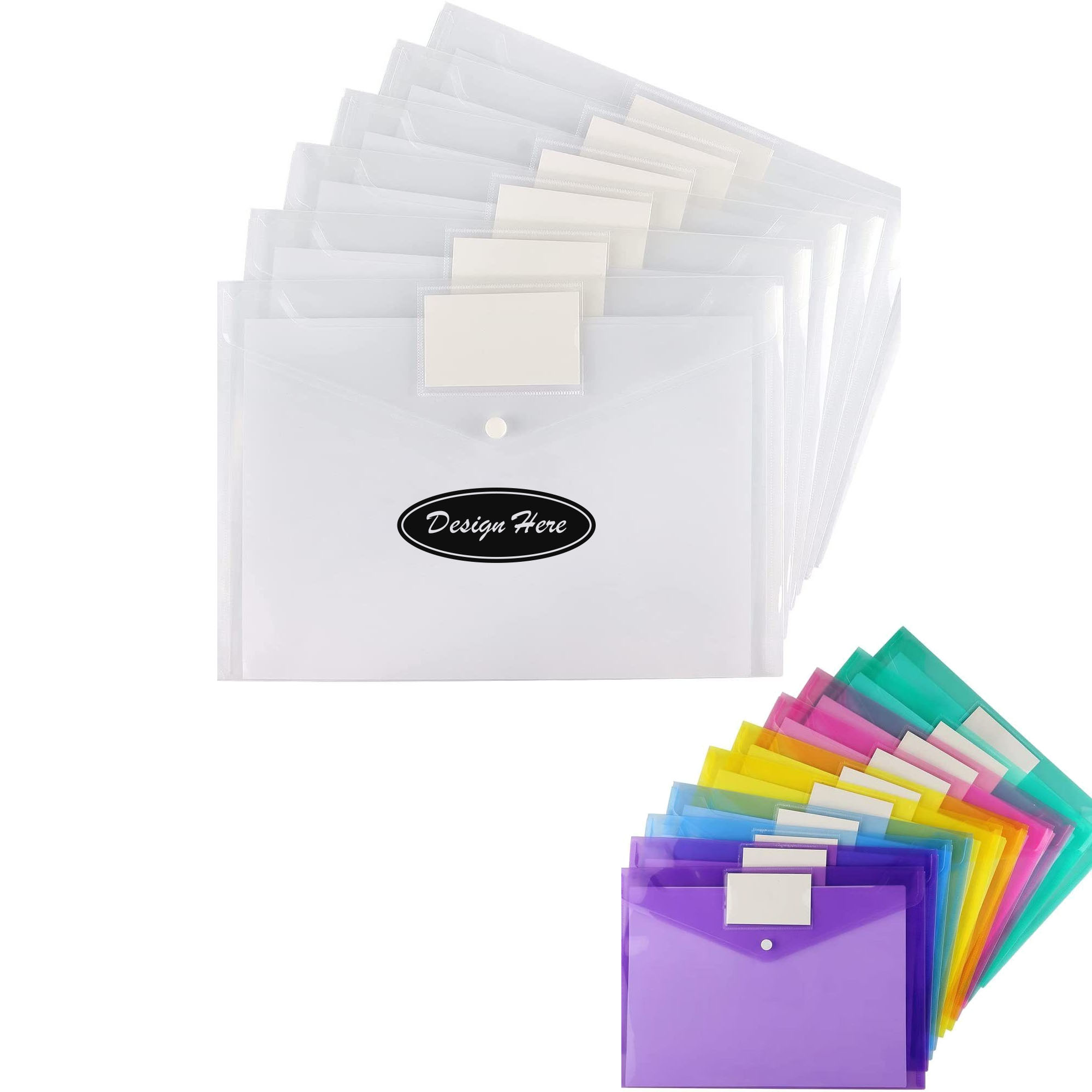 Customizable A4 Waterproof Transparent File Pouch 2
