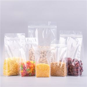 Zipper Pouch Transparent Flat Bottom Packaging Bag 1