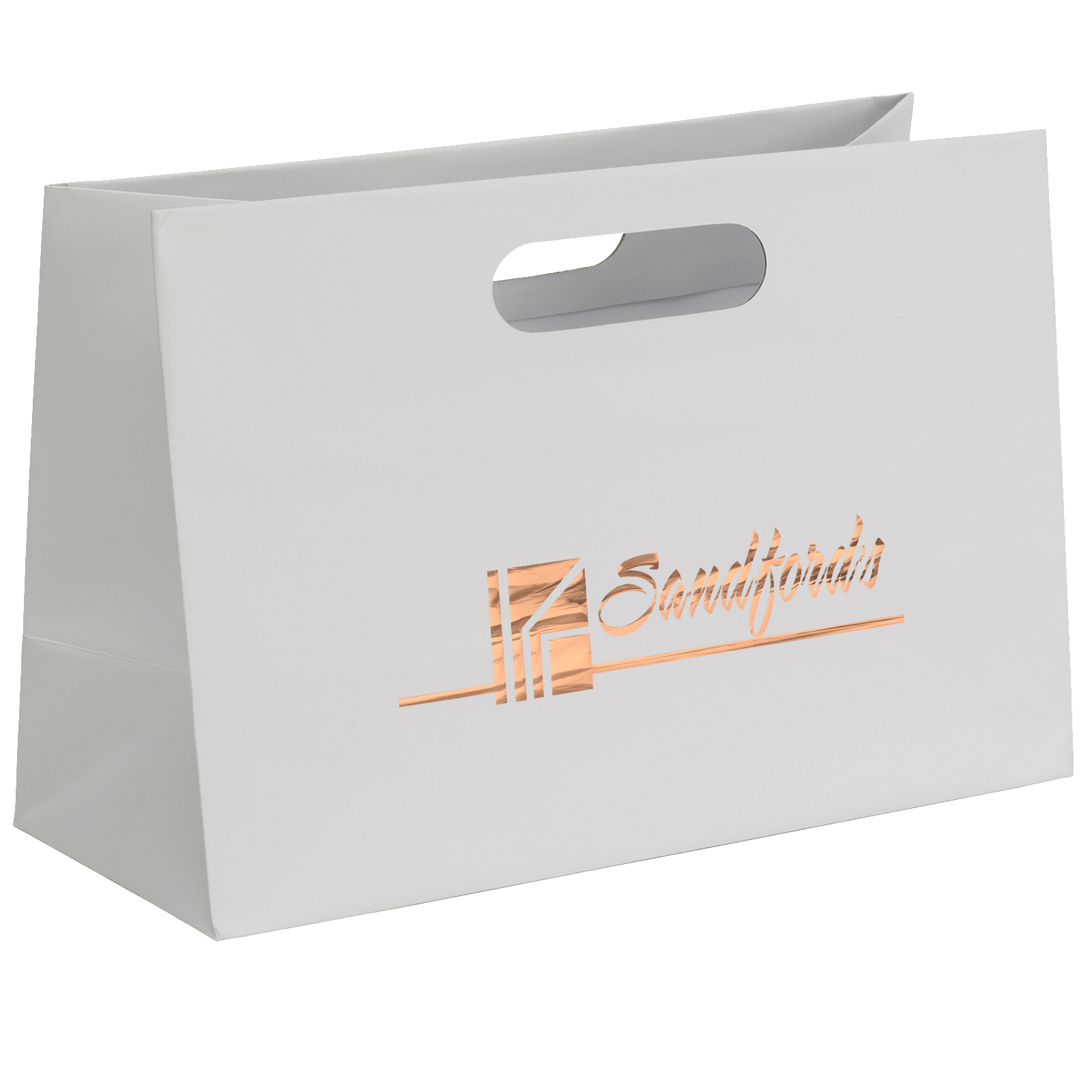 Olivia™ - Boutique Die Cut Handle Tote - Foil Print 4