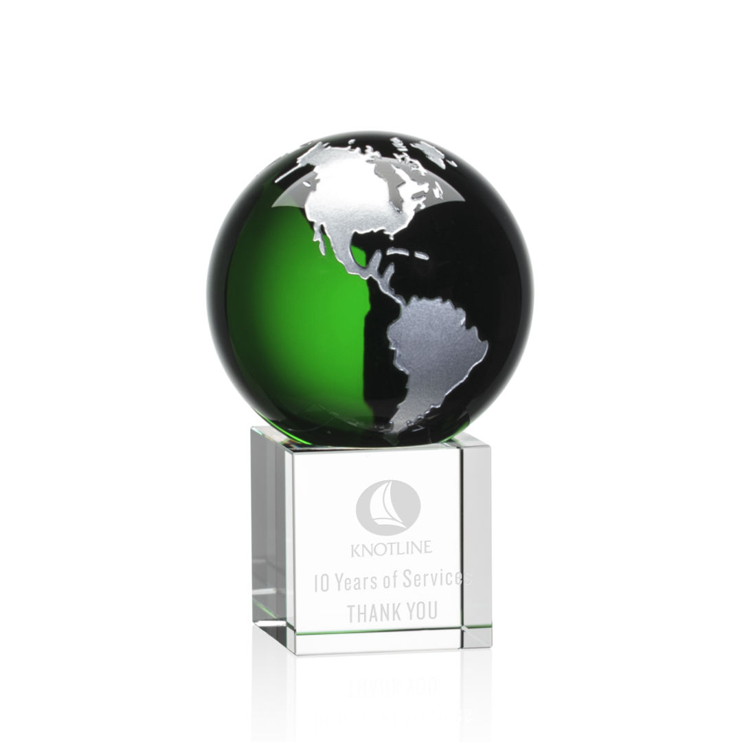 Haywood Globe Award - Green/Silver 4