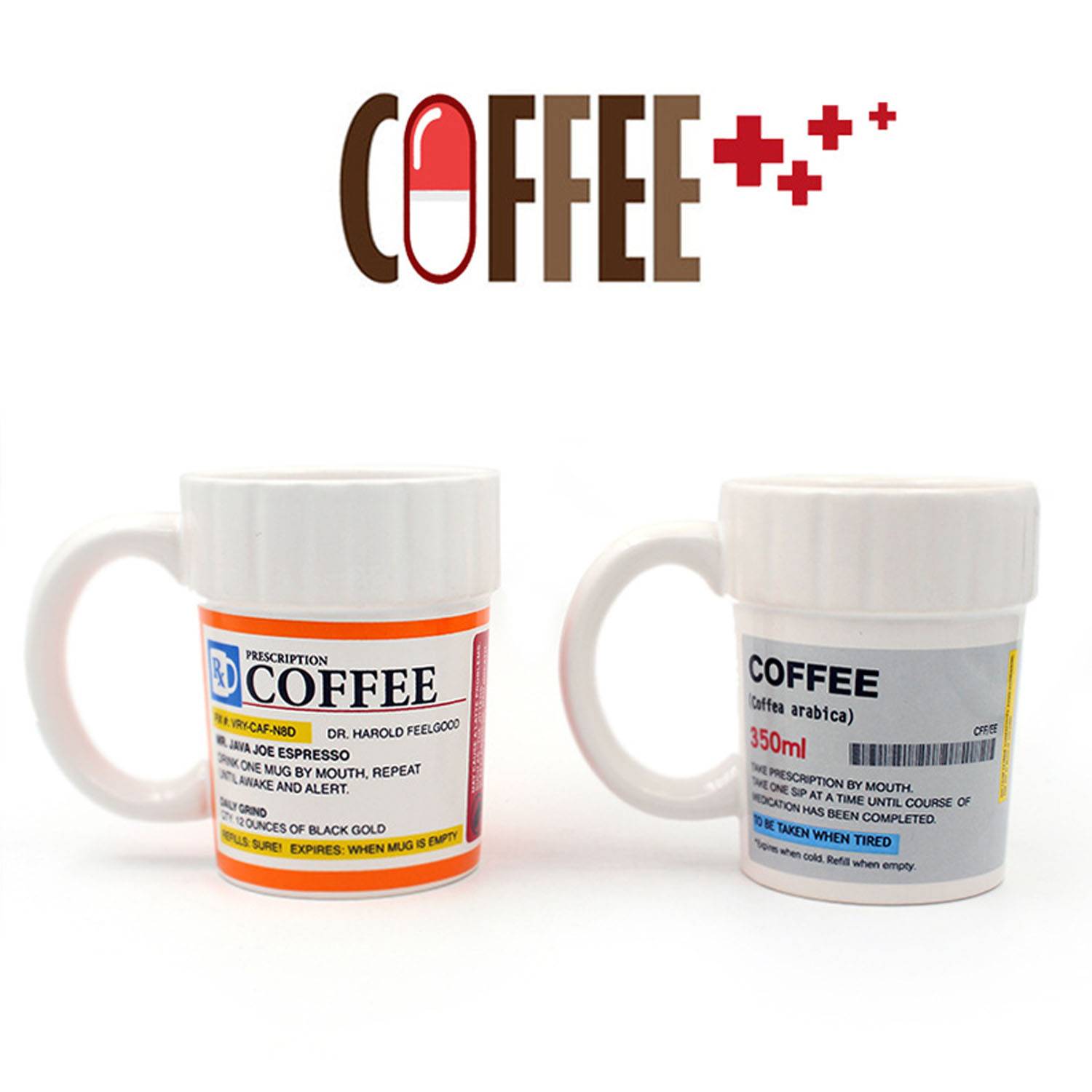 12oz Ceramic Prescription Coffee Mug 1