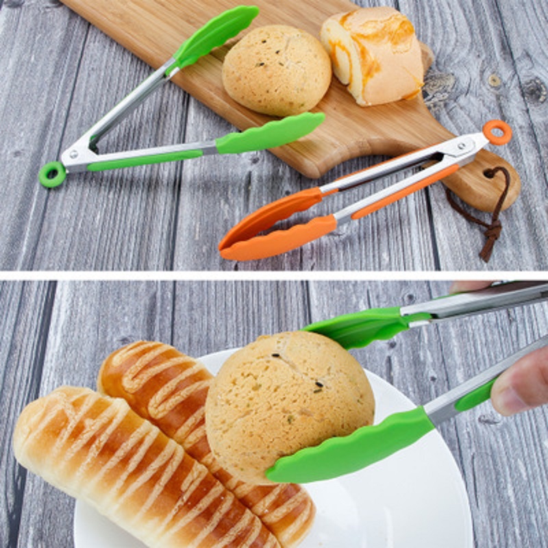 Food Grade Silicone Kitchen Tongs 7