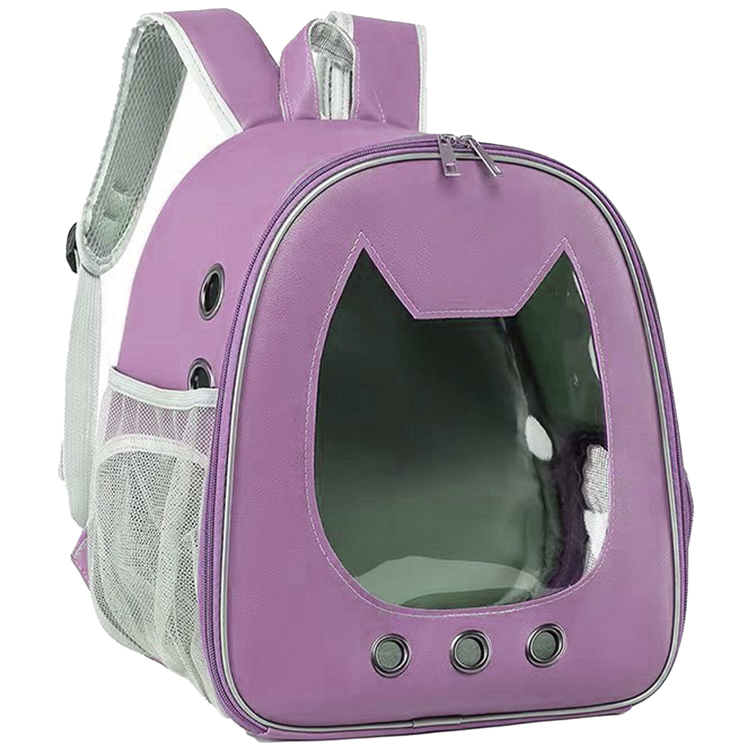 Pu Large Space Breathable Pet Backpack 11