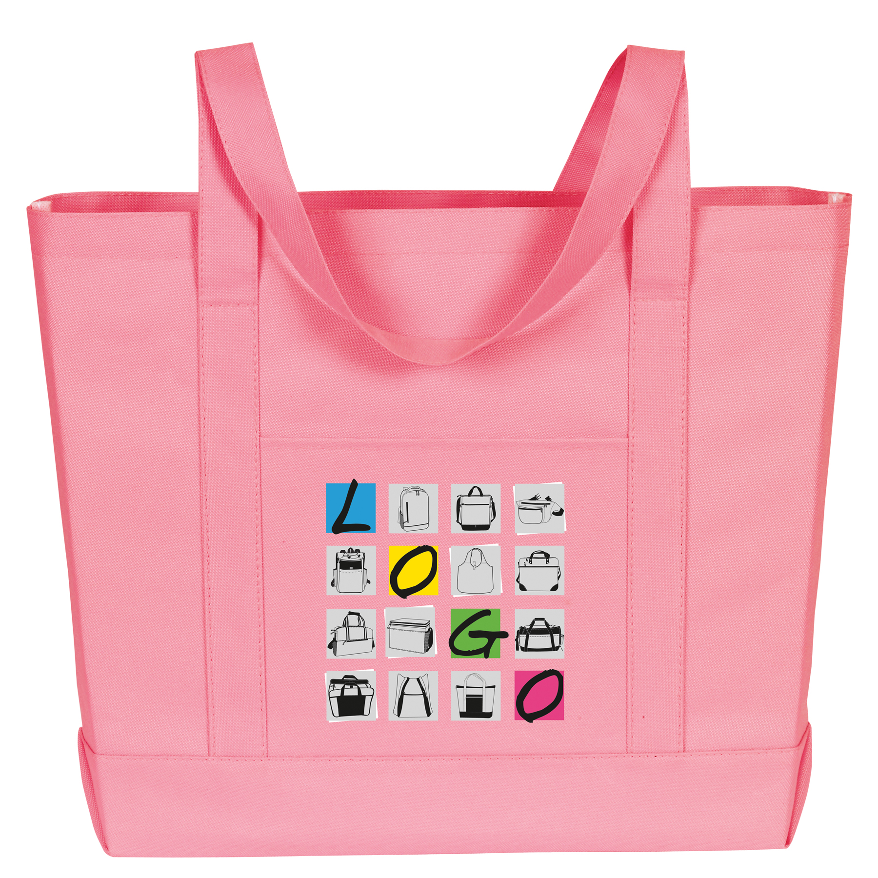 Solid Color Boat Tote Bag 3