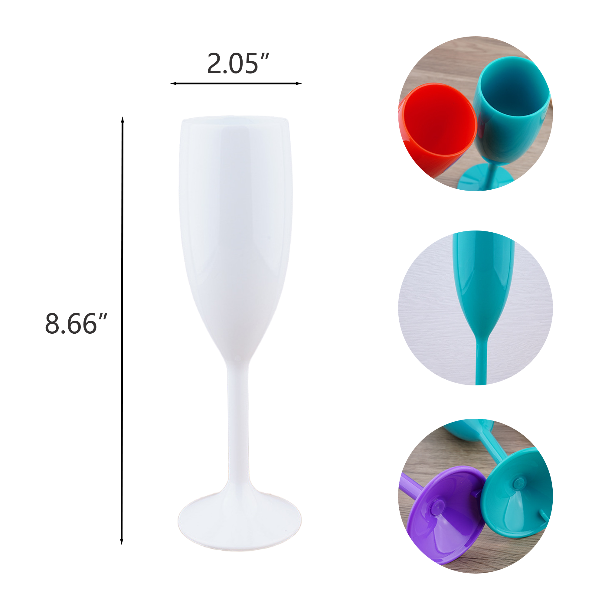 6oz High Stem Champagne Cup MOQ20 2