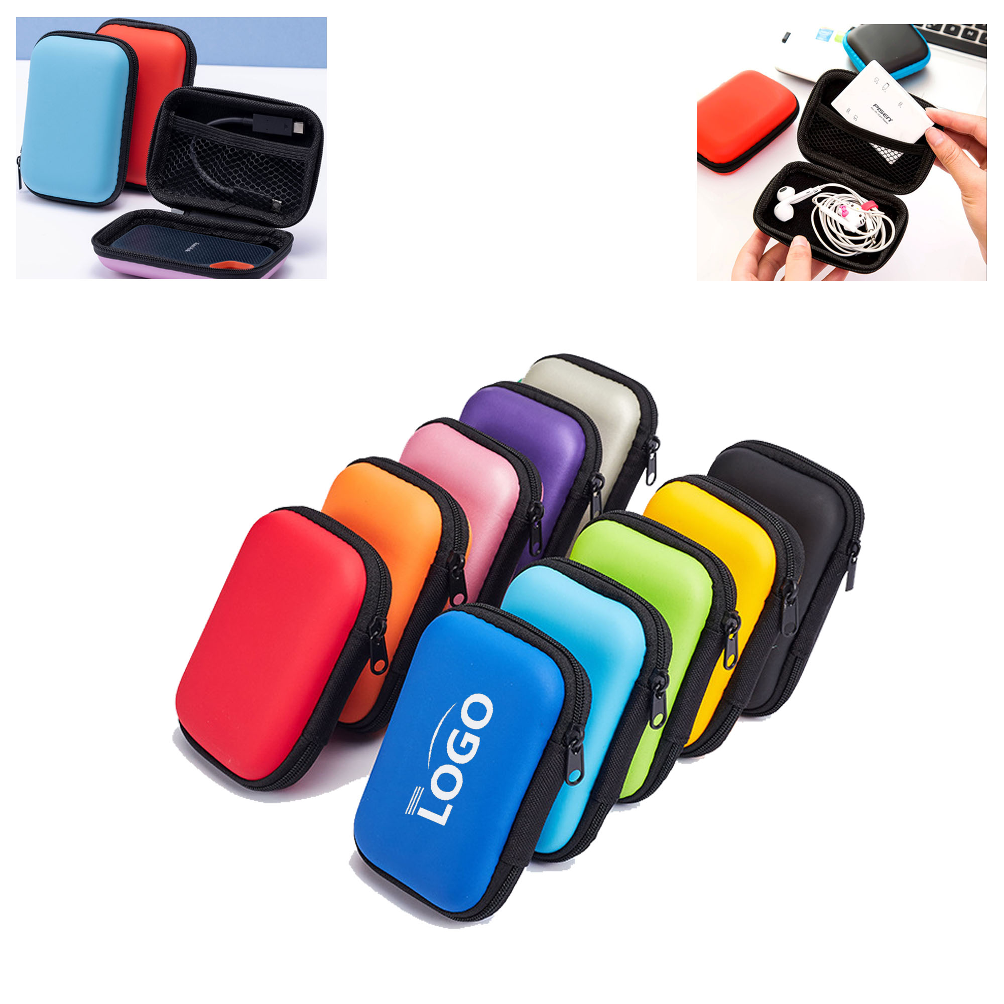 EVA Bag Headphone Storage Box With Your Brand 5