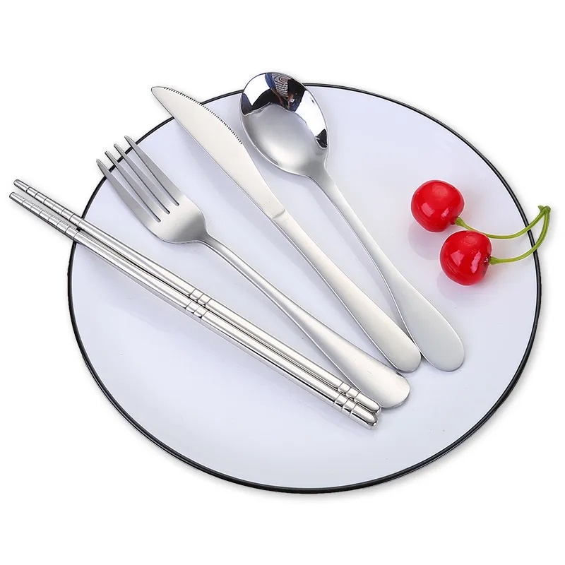 Stainless Steel Travel Four Sets 3