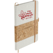 FSC® Mix 5.5" x 8.5" Recycled Cotton Cork Notebook 48