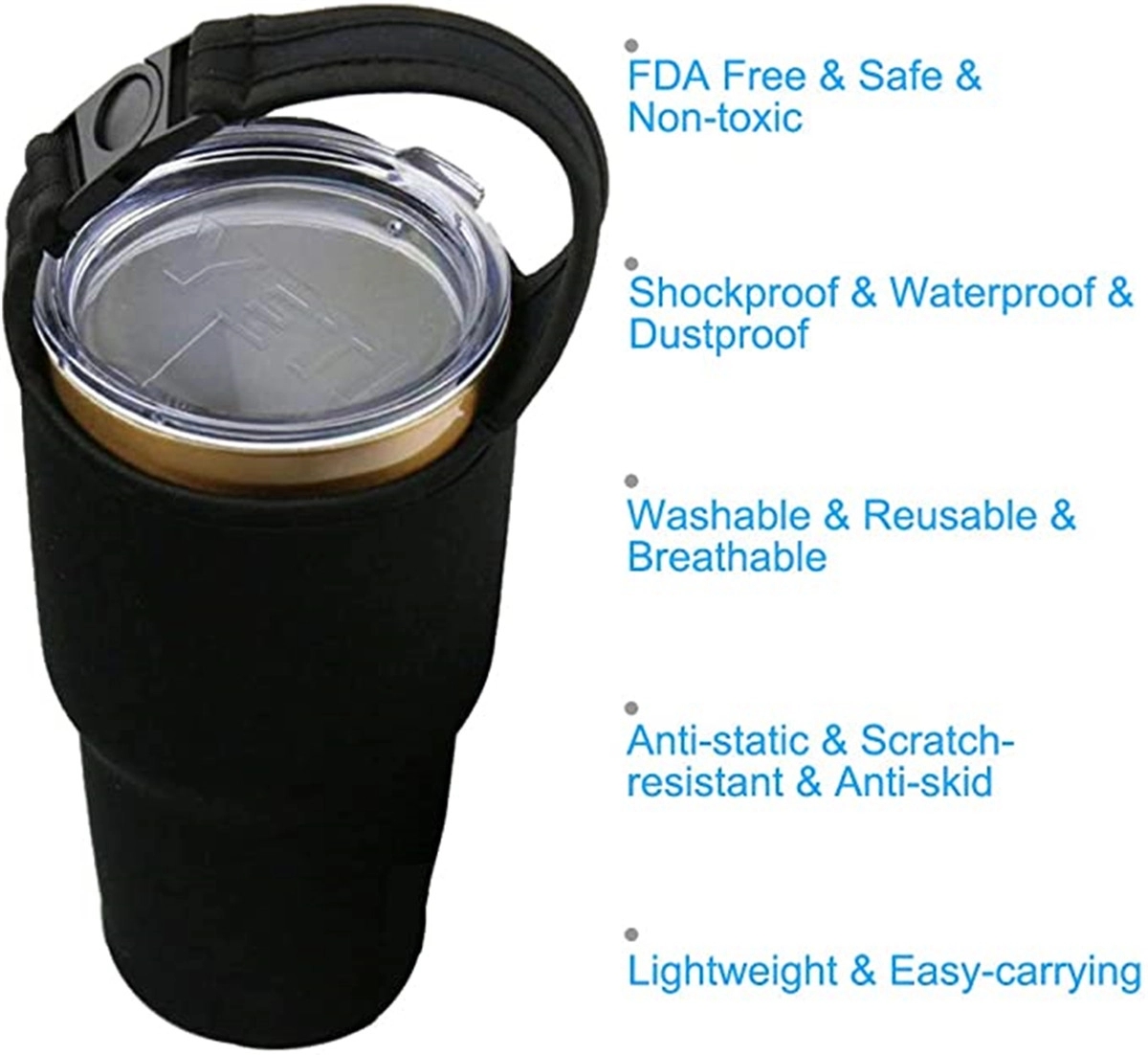 30oz Carrier Holder Pouch with Shoulder Strap 6