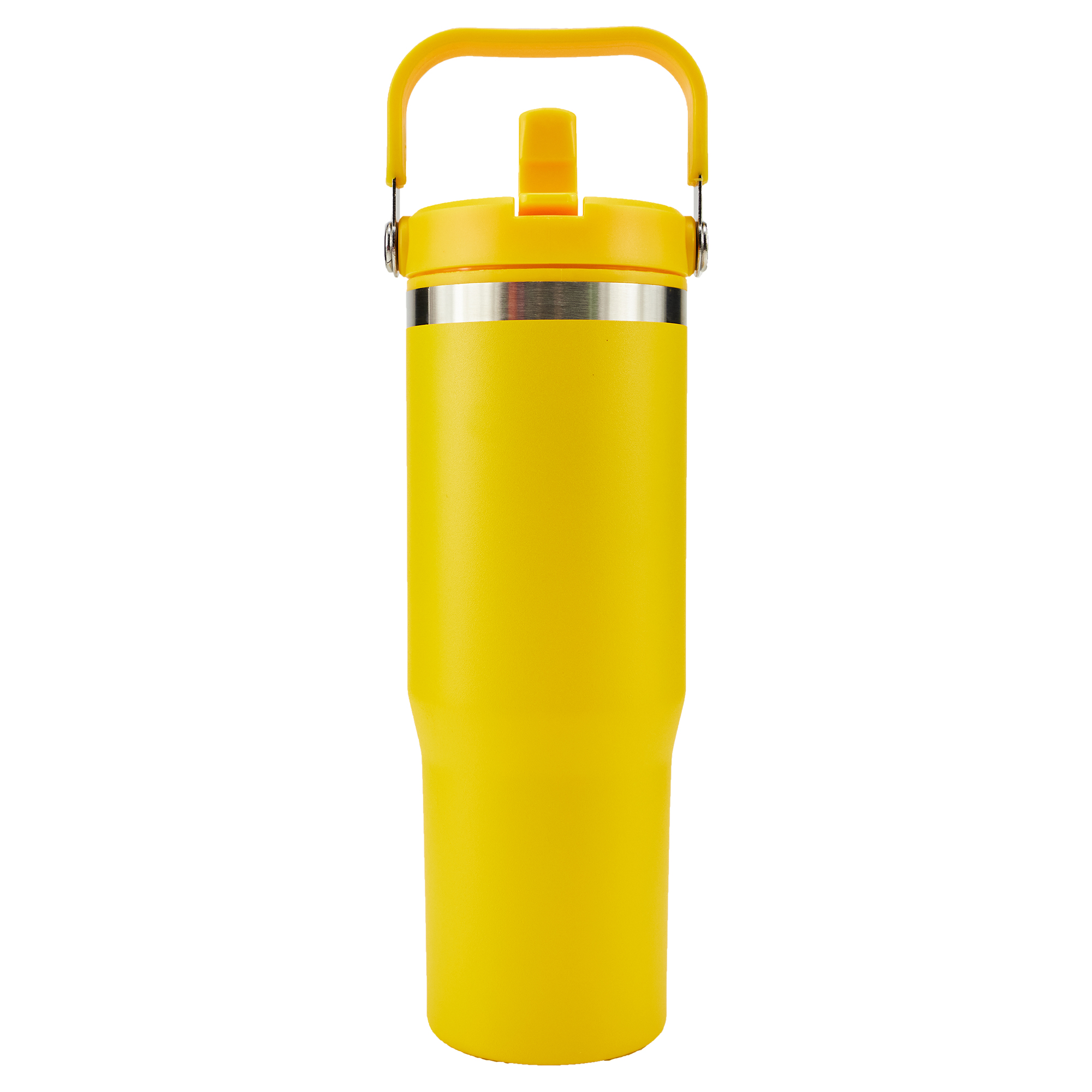 Glacier 30 Oz. Hybrid Travel Tumbler w/Handle & Straw 19