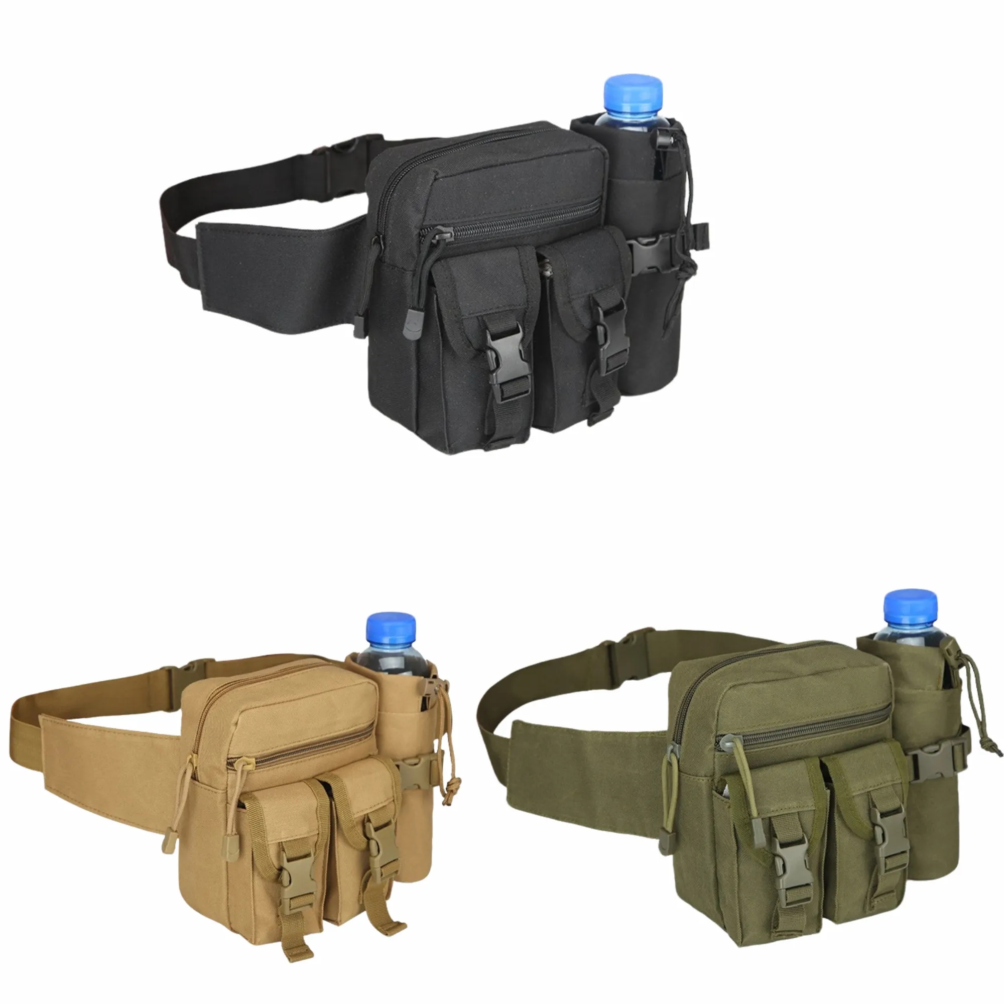 Outdoor Running Waist Bag: Tactical Water Bottle 5