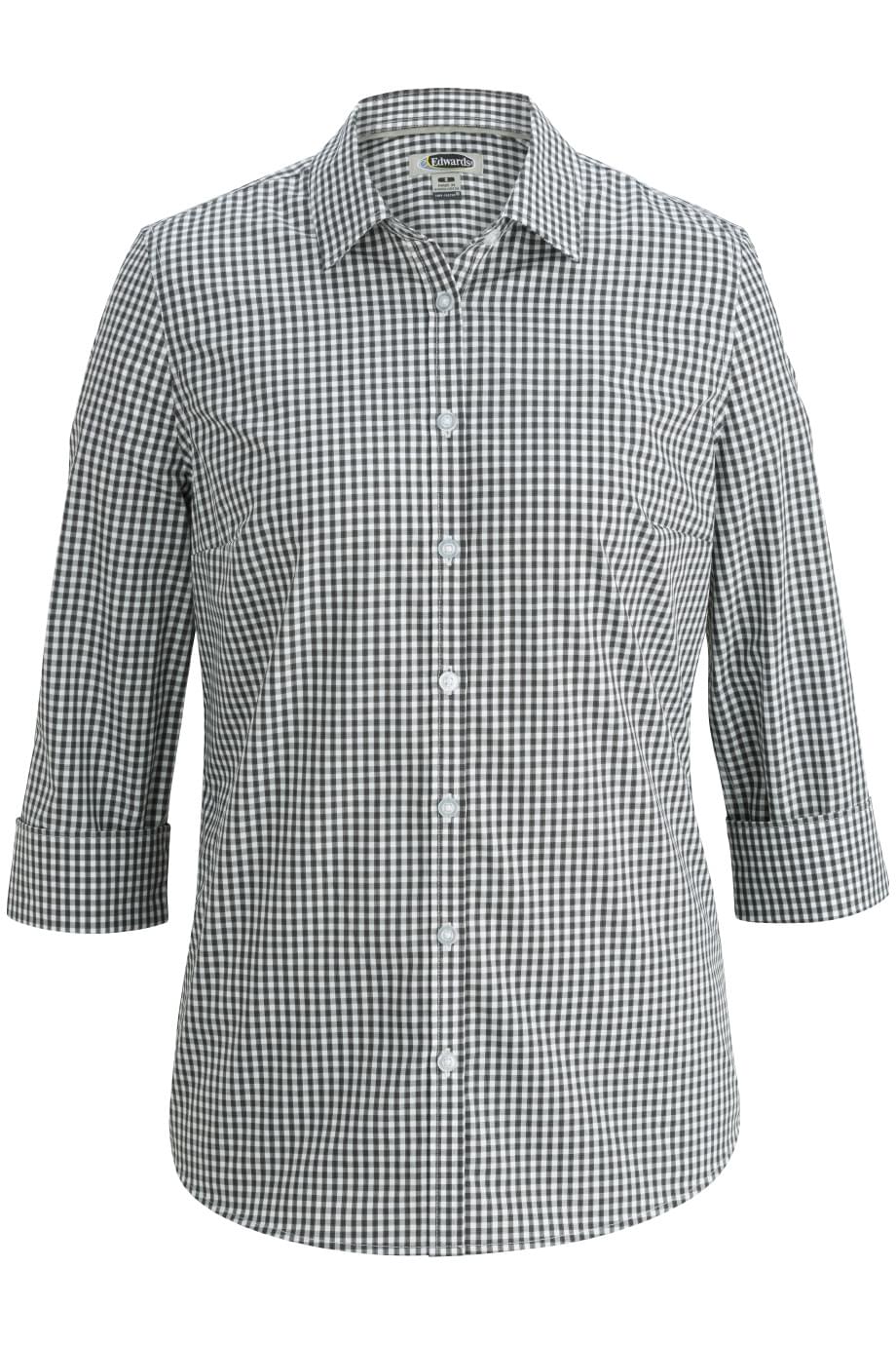Ladies 3/4 Sleeve Stretch Broadcloth Shirt