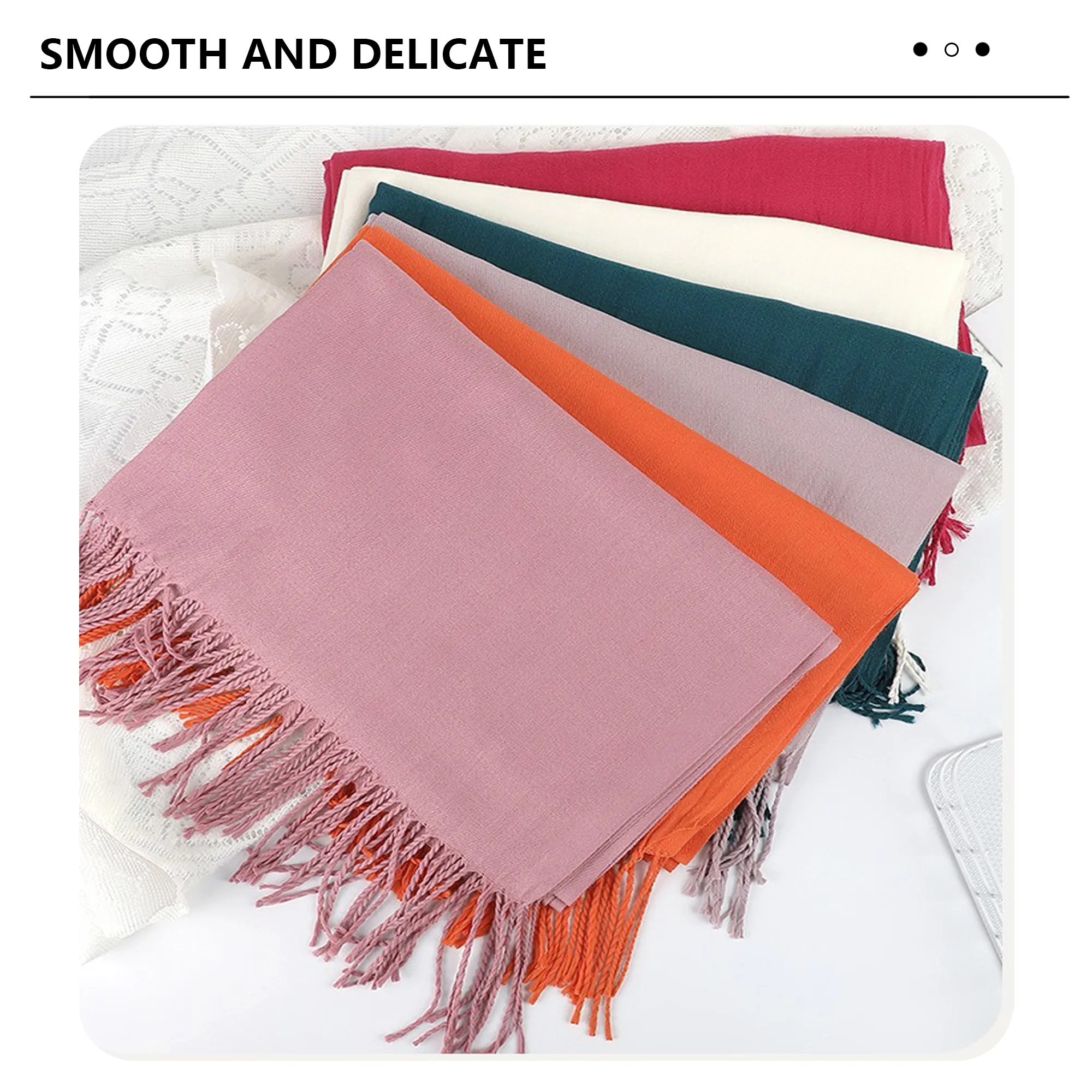 Women's Thick Warm Scarf 6