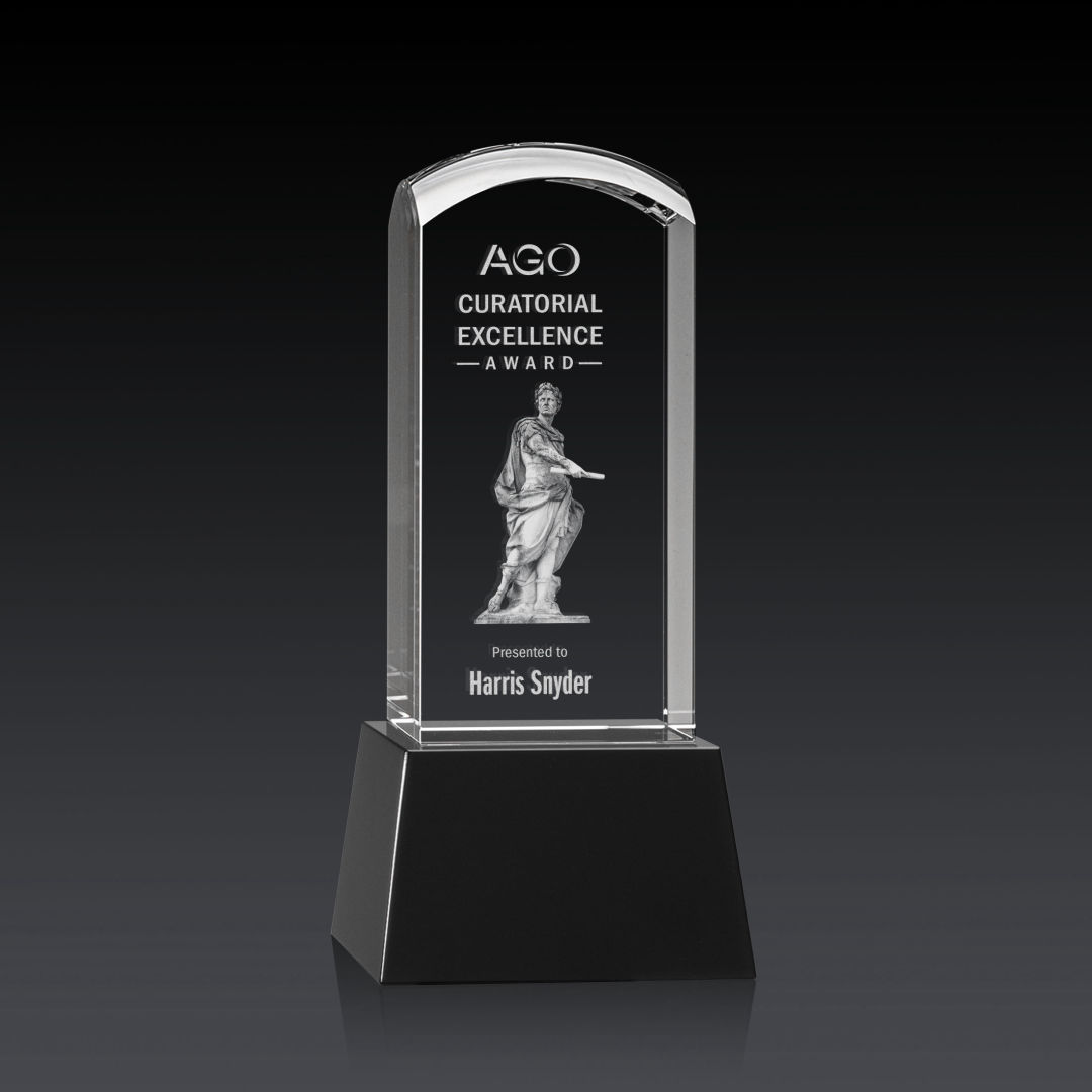 Silkwood 3D Award on Base - Black 5