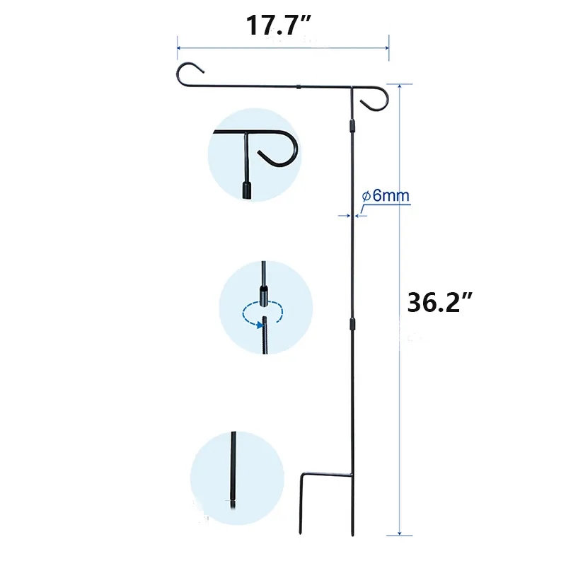 12"x18" Vertical Double Sided Printing Seasonal Garden Flag 3