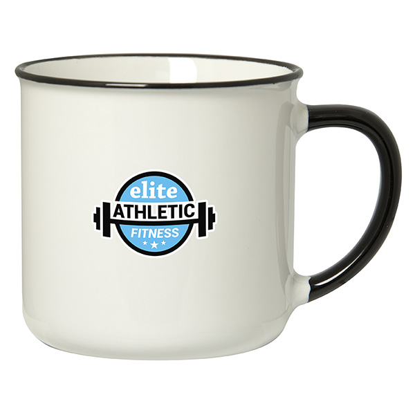 Spring 350 Ml. (12 Fl. Oz.) Mug With Coloured Rim/Handle 7
