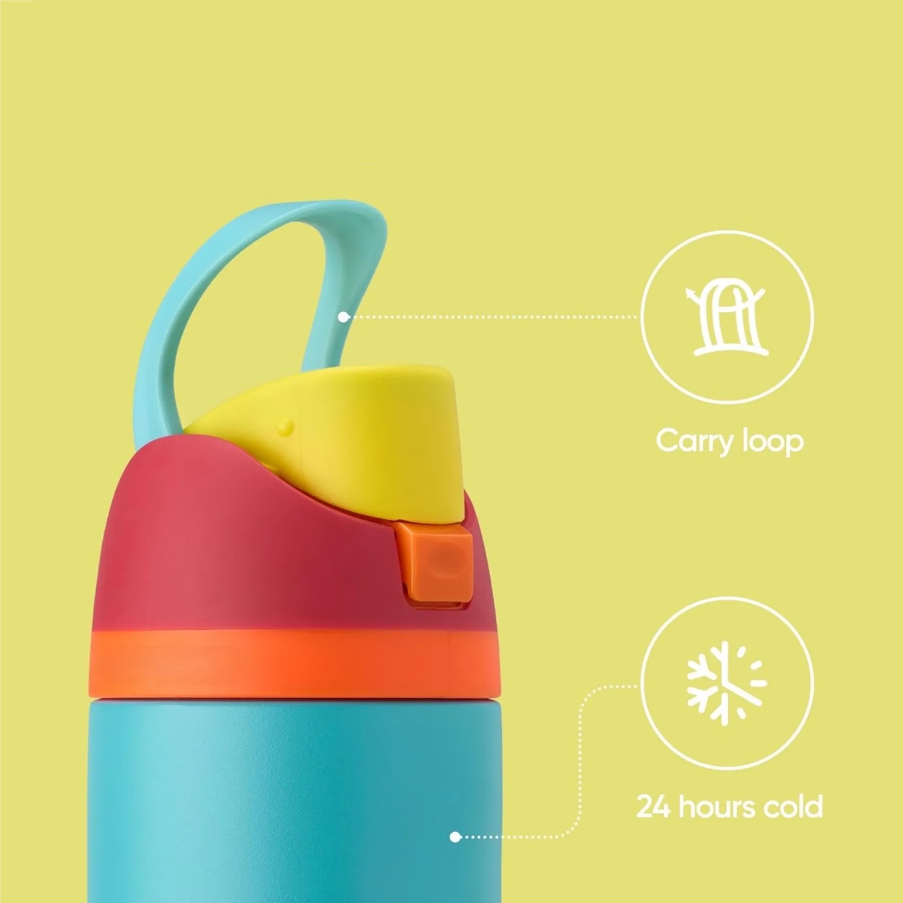 24OZ Insulated Stainless Steel Water Bottle 4