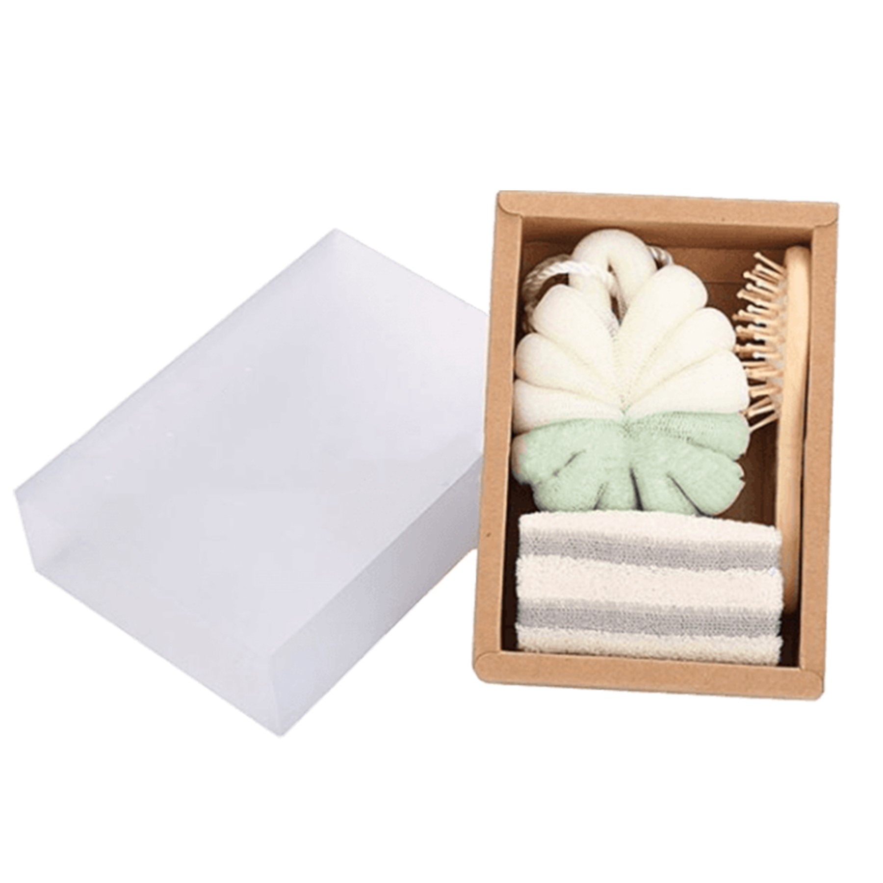 Bath Sponge Brush Set 2