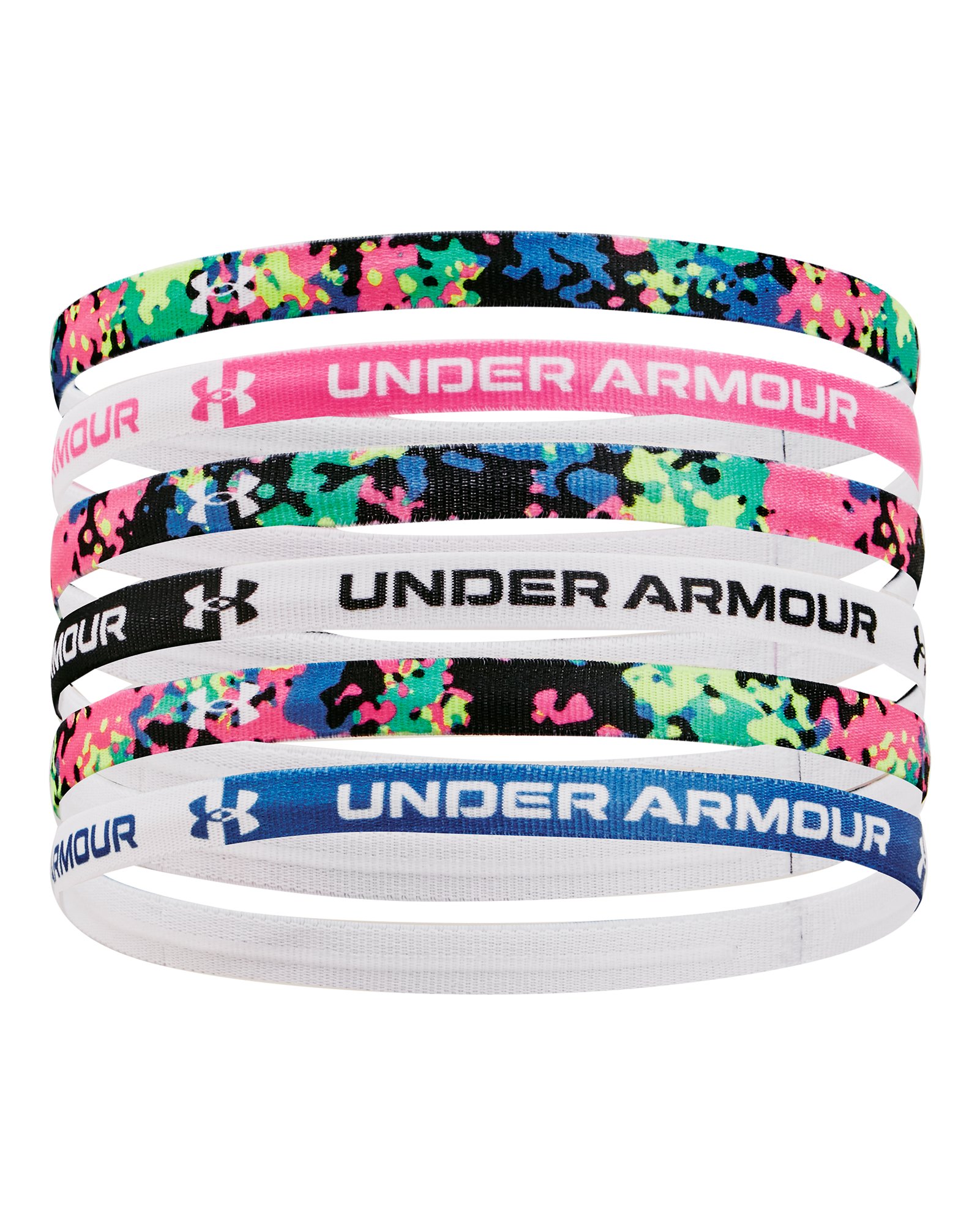 UA Graphic Girls' 6 Pack Headbands 29