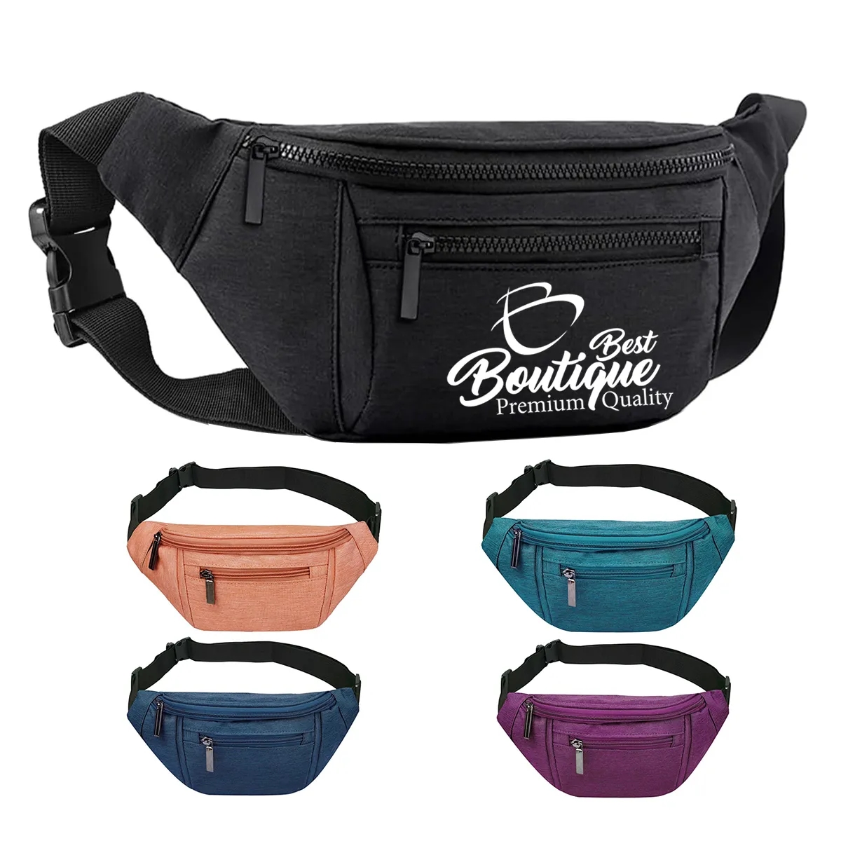 Custom Easy Carry Sling Shoulder Crossbody Waist Bag 6