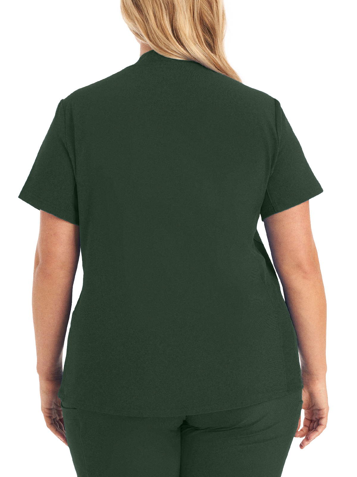 Landau - Forward - Women's Three-Pocket Rib-Knit Neckline V-Neck Top 55