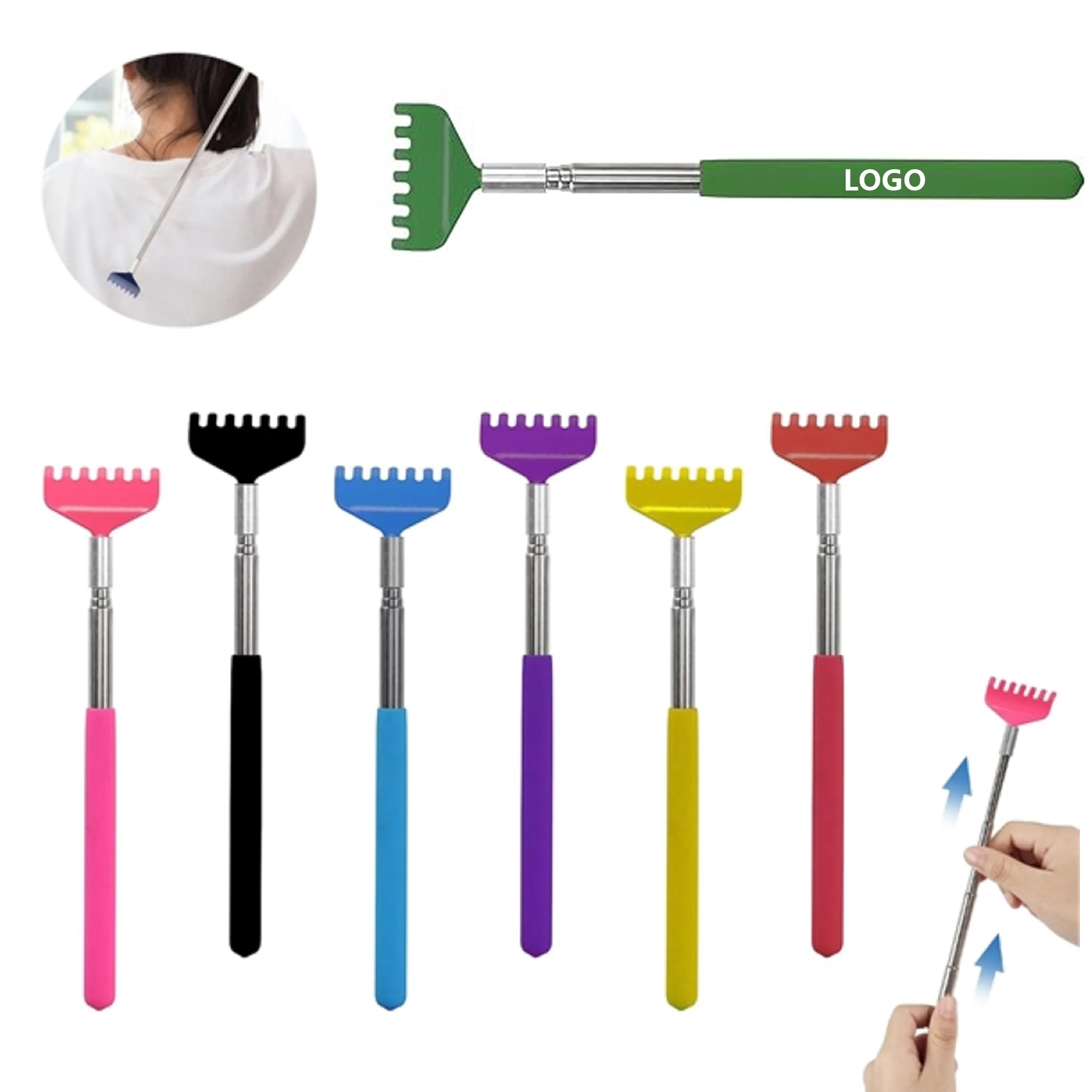 Retractable Hand Grip Back Scratcher 1