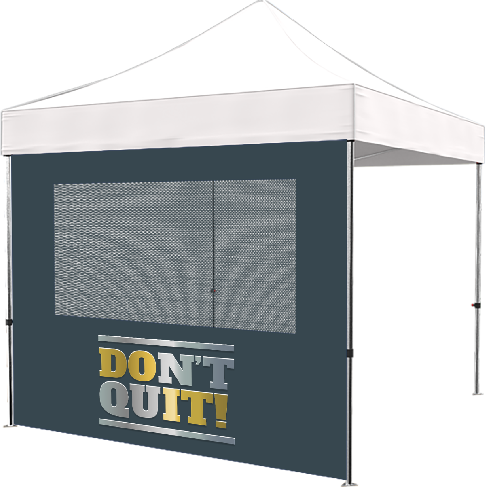 10ft Full Tent Wall Only - 1 Side Imprint w/Single Mesh Window 2
