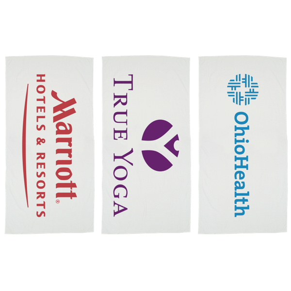 Basic Weight White Beach Towel 6