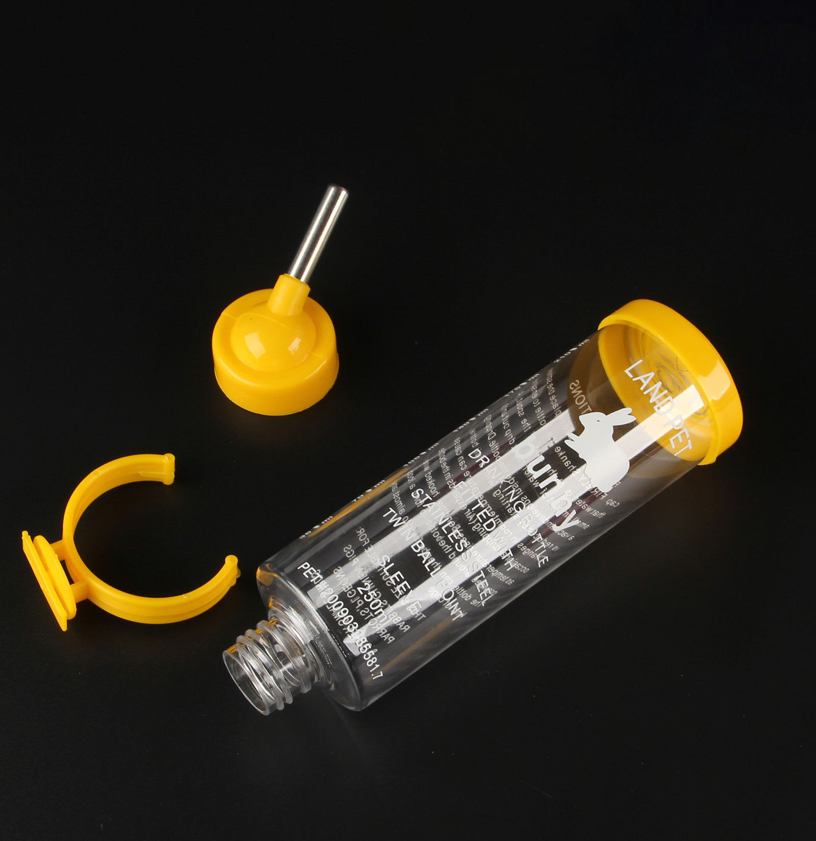 125ml Pet Drinking Bottle Steel Ball For Small Animals Bunny Hamster 2