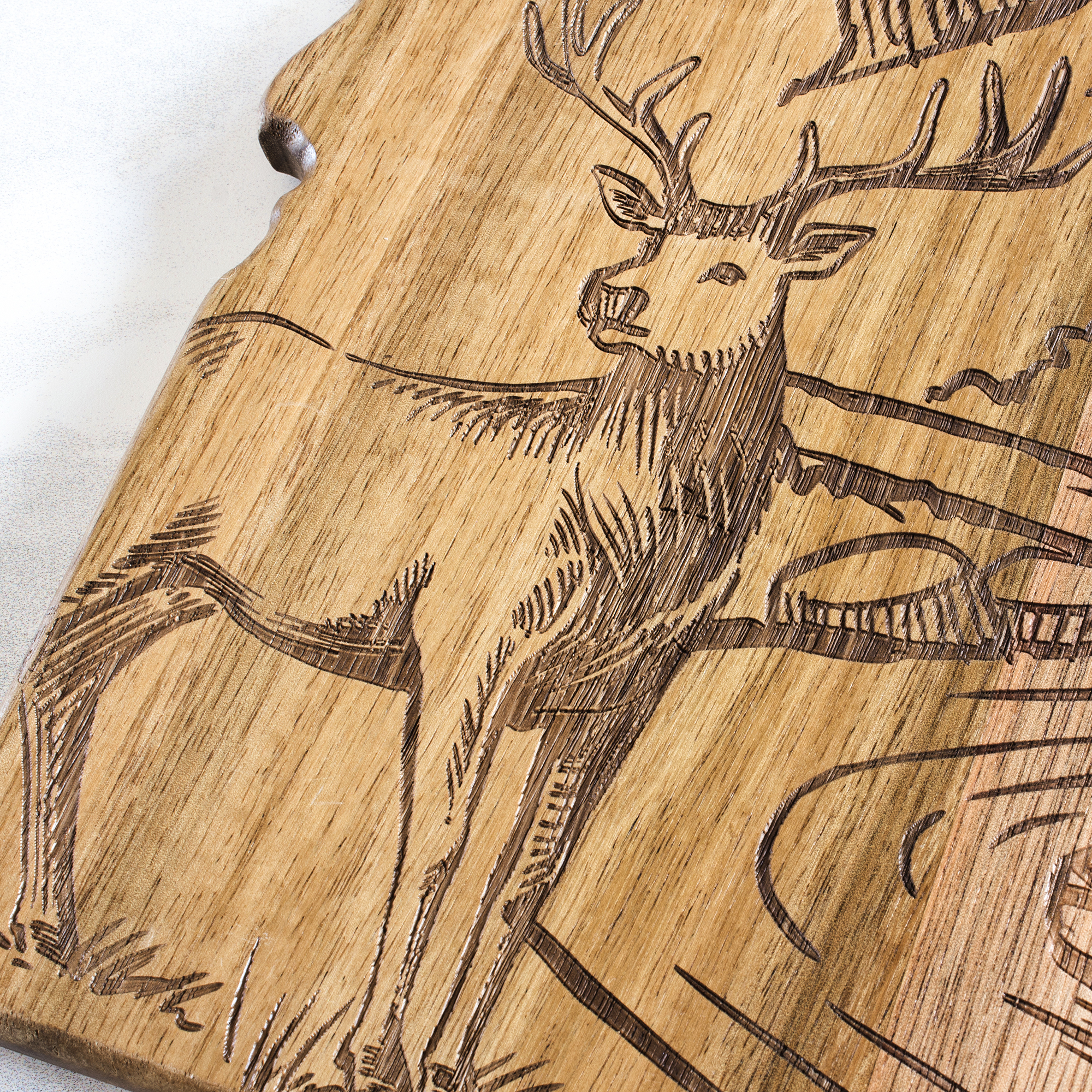 Rock & Branch® Origins Series Idaho State Shaped Cutting and Serving Board 4