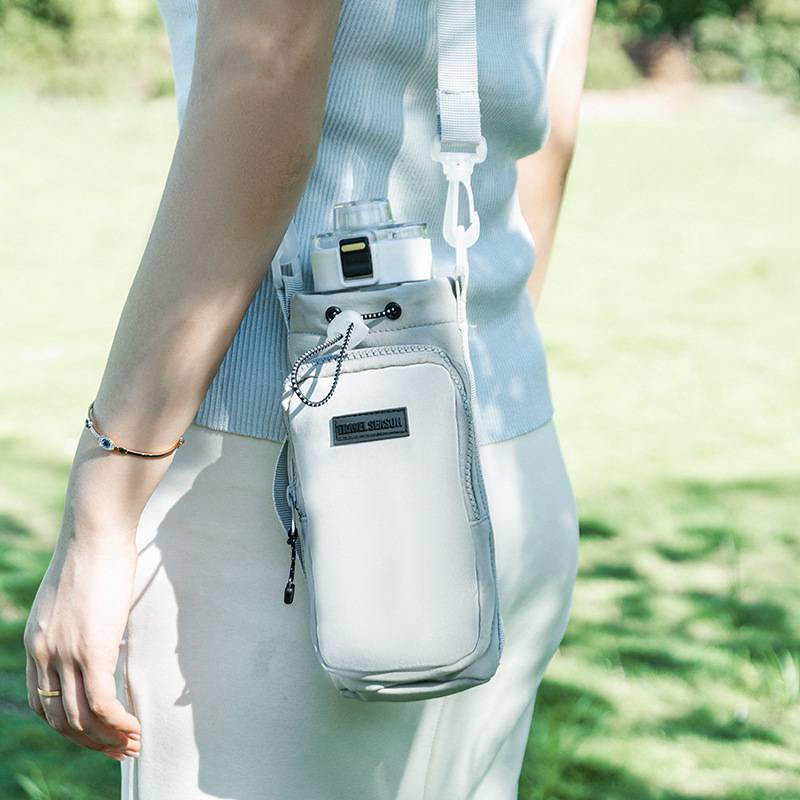 Water Bottle Carrier Pouch w/ Phone Pocket 3