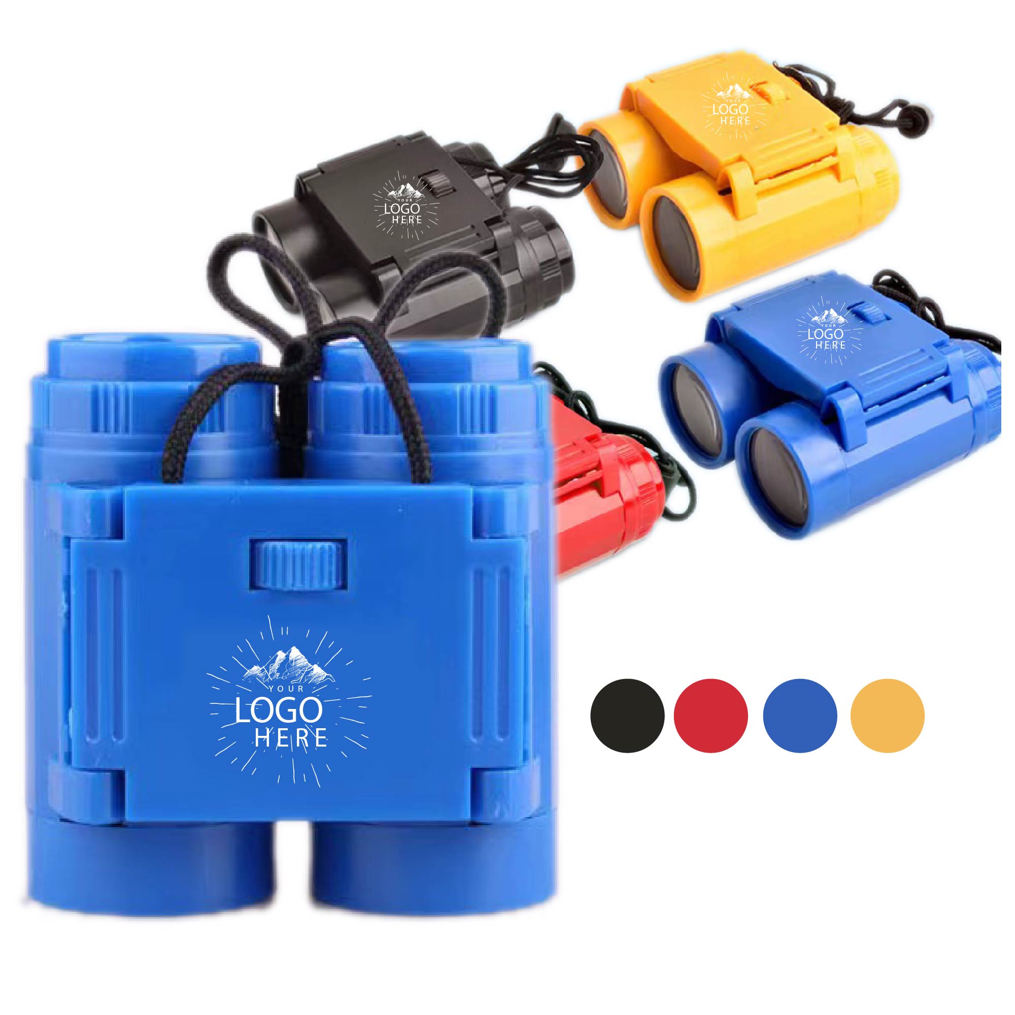 Plastic Children Binocular W/ Lanyard 2