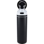 Elvin 28oz Recycled Stainless Flip Straw Bottle, custom water bottle with logo imprint 216