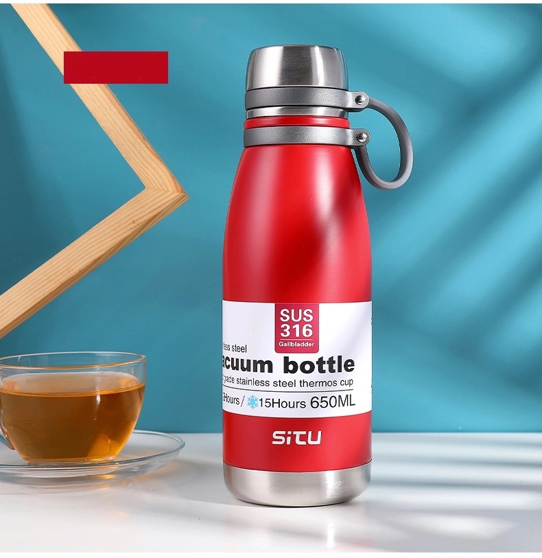 22 oz Handler Stainless Steel Vacuum Water Bottle, custom water bottle with logo imprint 3