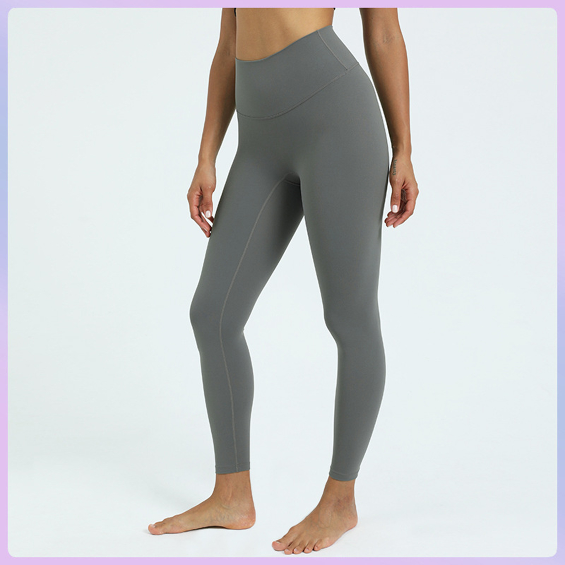 Women's Workout Leggings High Waisted Capri Yoga Pants 2