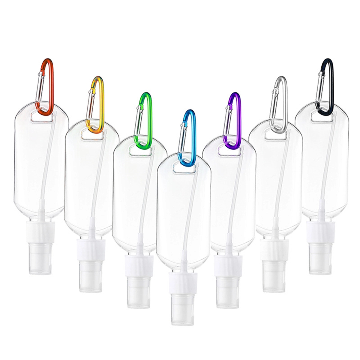 2Oz/50Ml Travel Bottles With Keychain 2