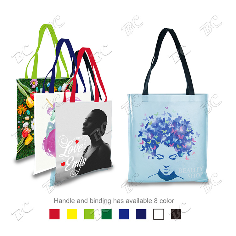 100 GSM PET Non-Woven Sublimated Promotional Tote Bag 4
