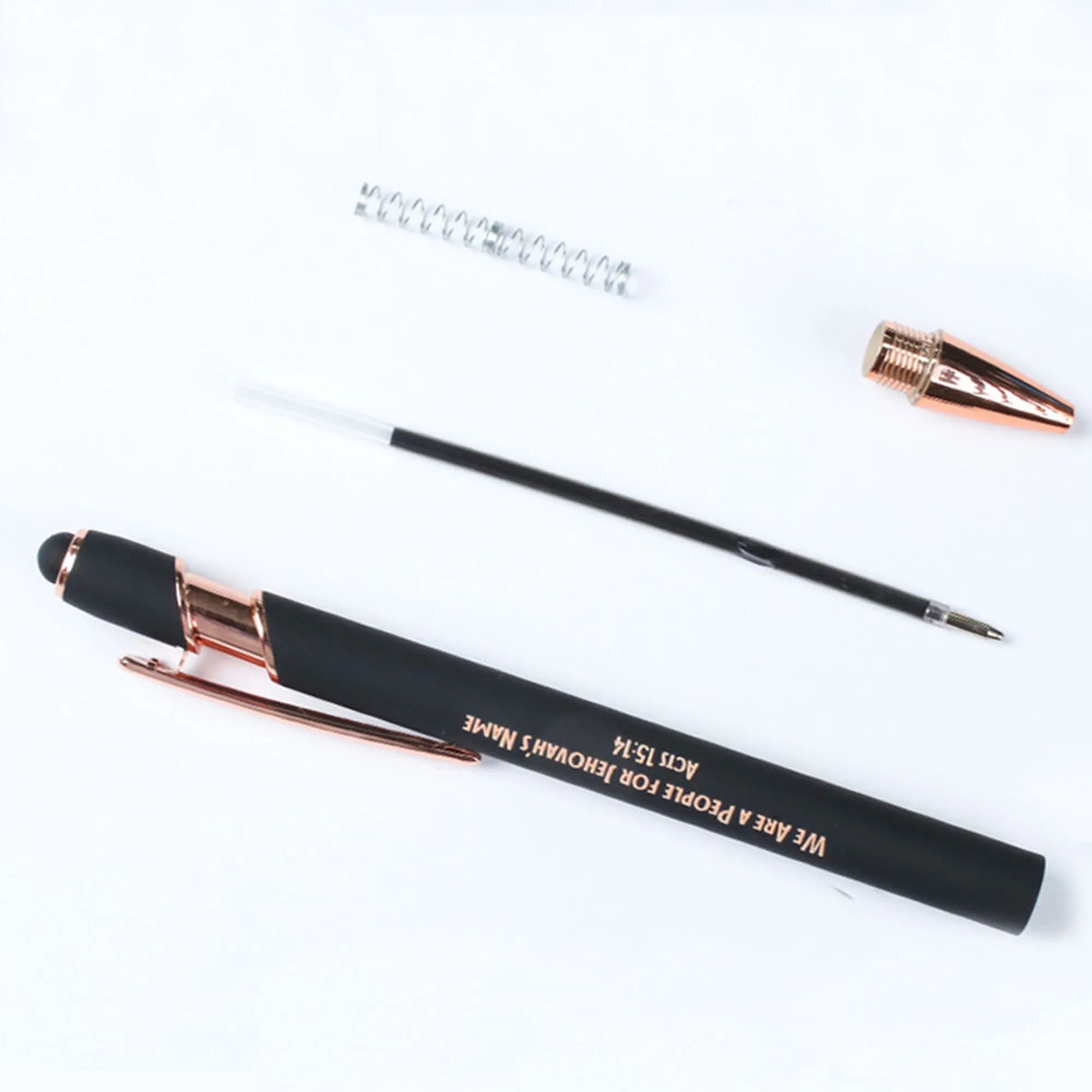 Retractable Ballpoint Pen With Stylus Tip 14