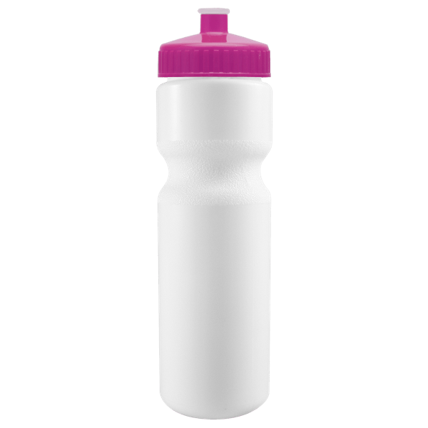 Cyclo-Cross 28oz Bike Bottle - White w/Push-Pull Lid 22