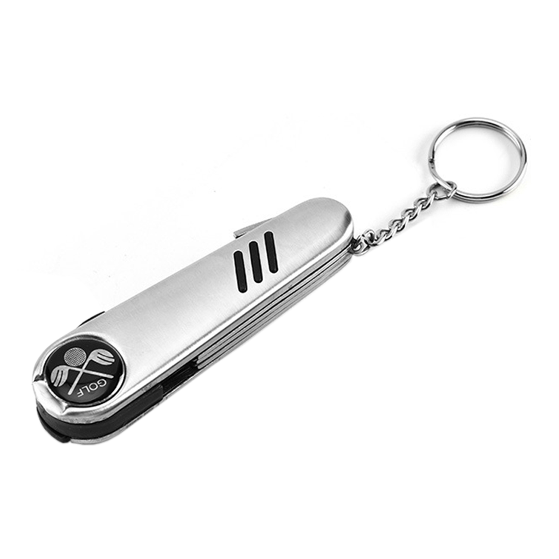 Stainless Steel 6 In 1 Golf Repair Divot Tool With Marker 2